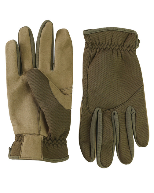 Перчатки тактические перчатки тактические KOMBAT UK Delta Fast Gloves S койот (SK-kb-dfg-coy-s) - изображение 2