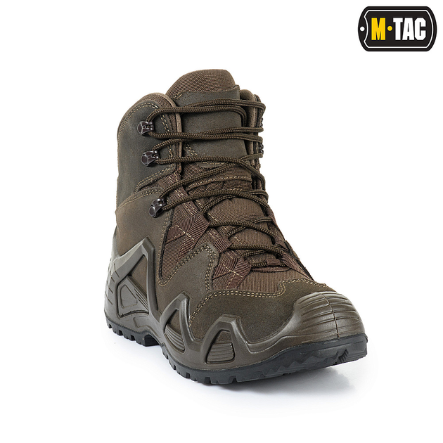 Ботинки тактические M-Tac замшевые обувь для военнослужащих Alligator 40 коричневый (SK-30801014-40) - изображение 2