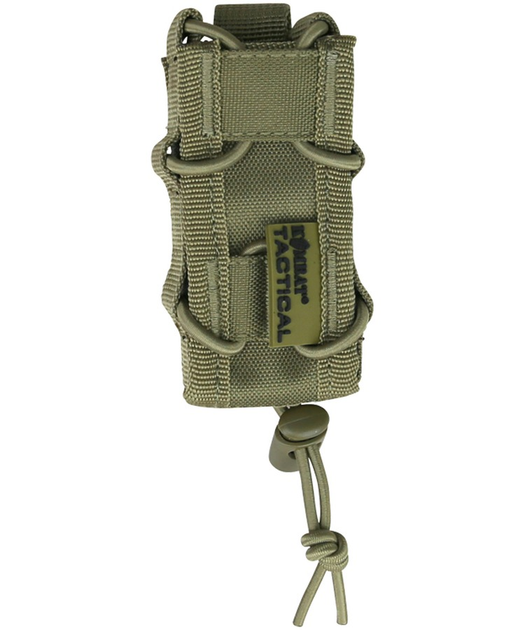 Подсумок тактический для пистолетного магазина KOMBAT UK Single Pistol Mag Pouch койот (SK-kb-spmp-coy) - изображение 1