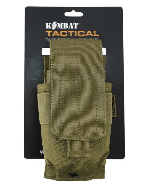 Підсумок тактичний під магазини АК KOMBAT UK Single ORIGINAL Style Mag Pouch койот (SK-kb-sosmp-coy) - зображення 1