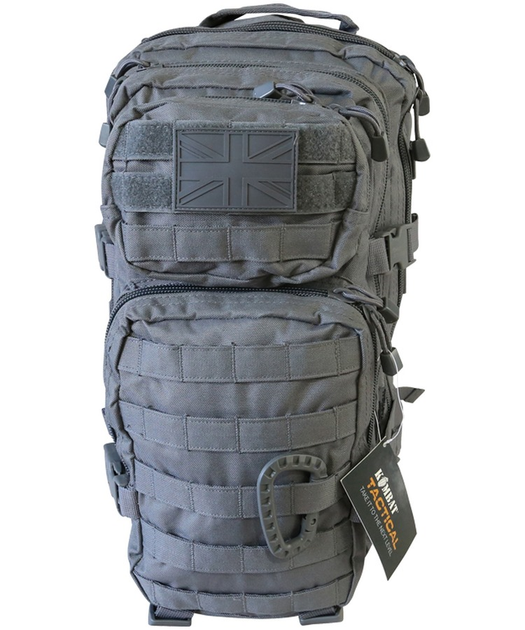 Рюкзак тактический военный армейский KOMBAT UK Small Assault Pack серый 28л (SK-kb-sap-gr) - изображение 2