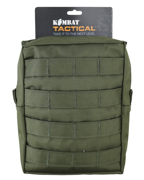 Підсумок тактичний KOMBAT UK Large Molle Utility Pouch оливковий (SK-kb-lmup-olgr) - зображення 1