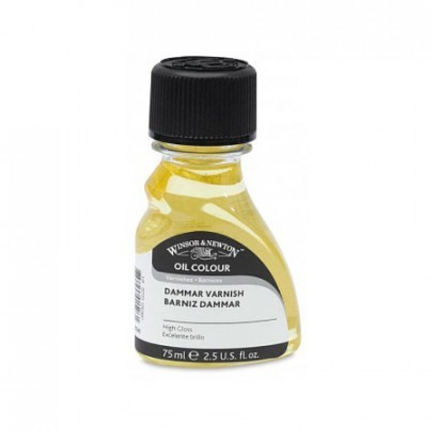 Лак дамарный Winsor & Newton экстра-глянцевый для масляных и алкидных ...