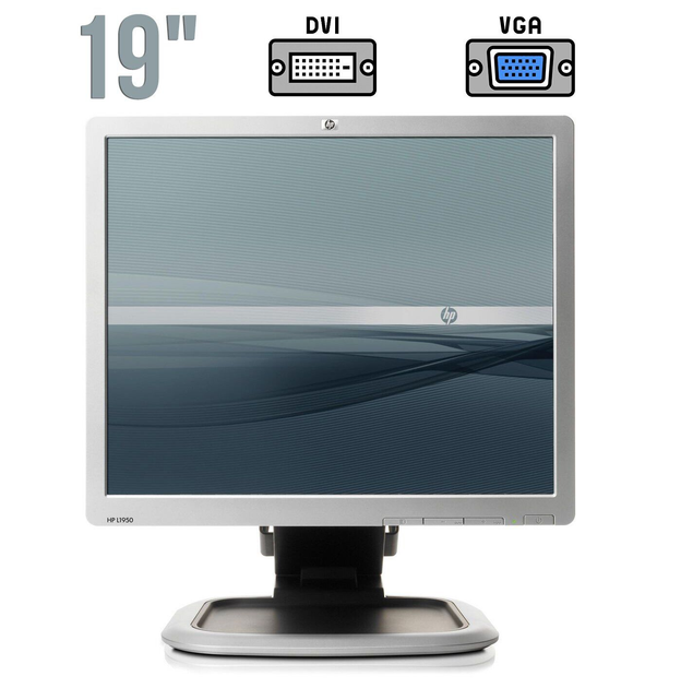 Монитор HP L1950 / 19" (1280x1024) TN / DVI, VGA, USB / VESA 100x100 б/у - изображение 1