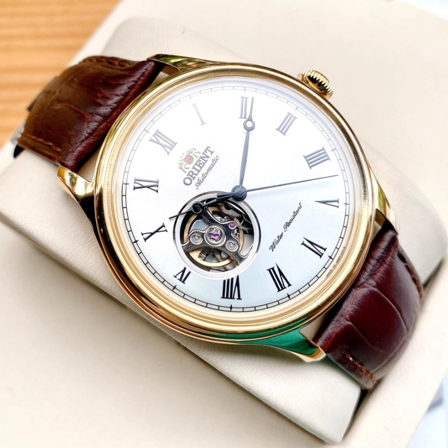 Мужские наручные часы Orient FAG00002W0 Золото\Бордовый - изображение 3