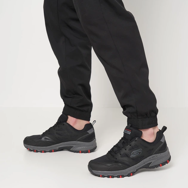 Buty trekkingowe męskie skórzane Skechers Hillcrest 237265 BKCC 41 Czarne (195204645369) - obraz 7