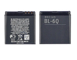 Аккумулятор Nokia BL-6Q , 970 mAh АААА - Фото 1 Аккумулятор Nokia BL-6Q , 970 mAh АААА - изображение 1
