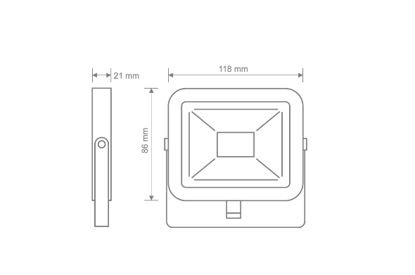 Светодиодный прожектор MAXUS FL-02 10W, 5000K - изображение 2