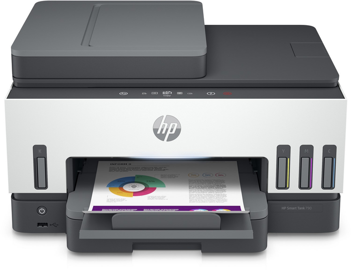 Багатофункціональний пристрій HP Smart Tank 790 Duplex ADF USB LAN WiFi (4WF66A) - зображення 2