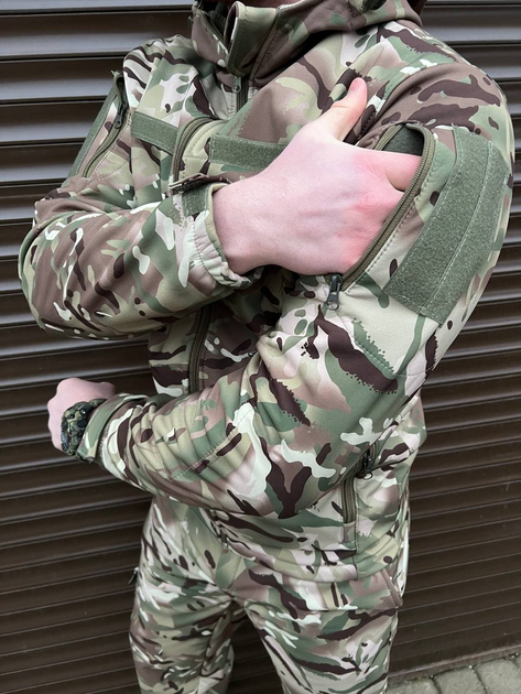 Тактична куртка Softshell Мультикам (Розмір 48) - зображення 2
