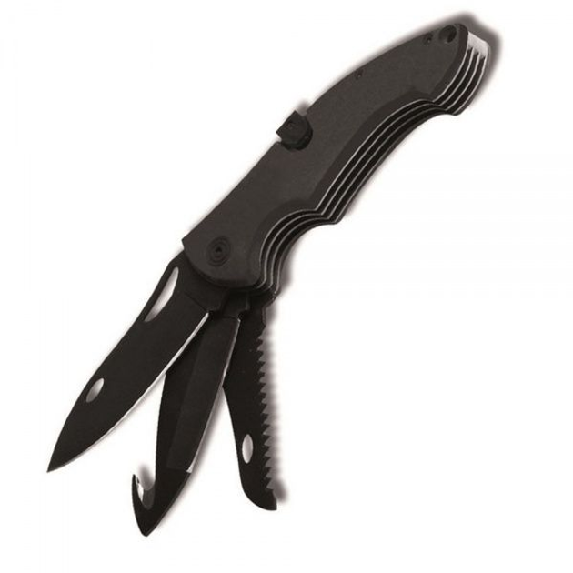 Ніж MIL-TEC Pocket Knife With Lock Black - зображення 2