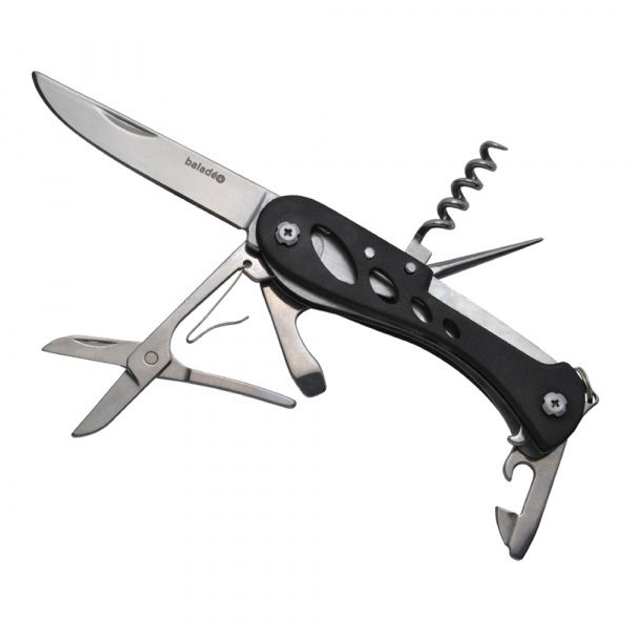 Нож Baladeo Barrow Multitool 9 Tools BLACK - изображение 1