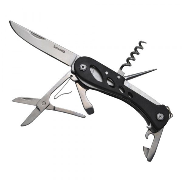 Ніж Baladeo Barrow Multitool 9 Tools BLACK - зображення 1