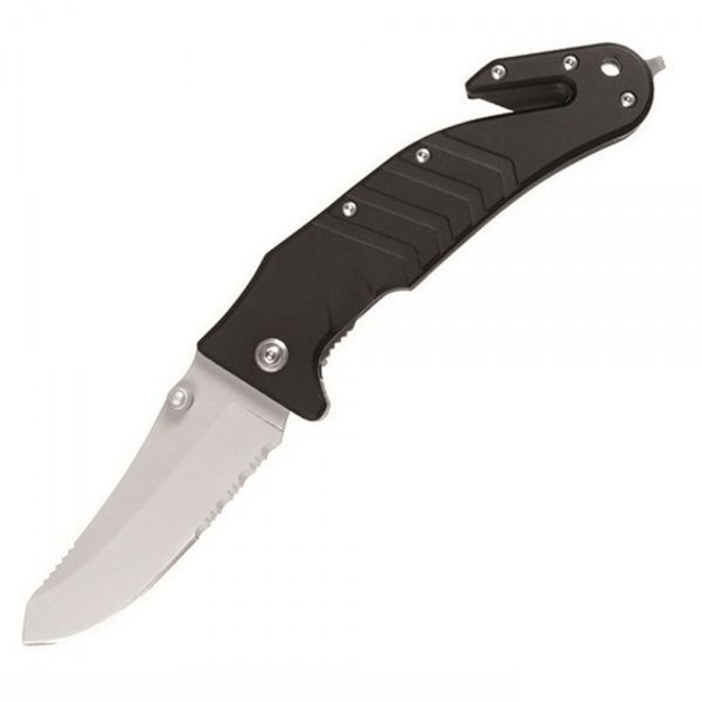 Ніж MIL-TEC Car Knife With Clip Black - зображення 1