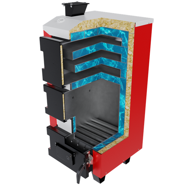 Котел отопительный КСТ-12,5 на твердом топливе