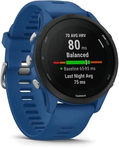 Смарт-годинник Garmin Forerunner 255 Basic 46 mm Tidal Blue (010-02641-11) - зображення 2