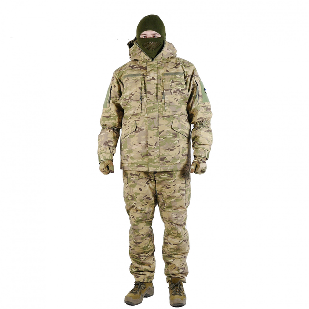 Зимова тактична військова форма бушлат+штани мультикам розміри 46-48 - зображення 1