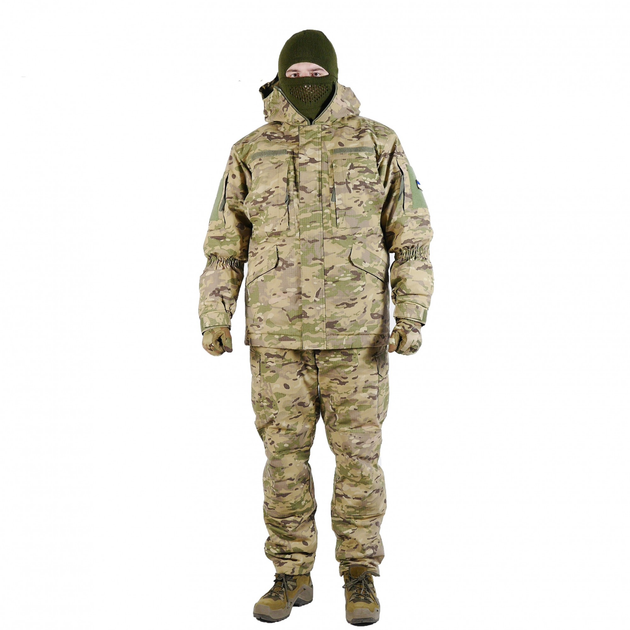 Зимова тактична військова форма бушлат+штани мультикам розміри 56-58 - зображення 1