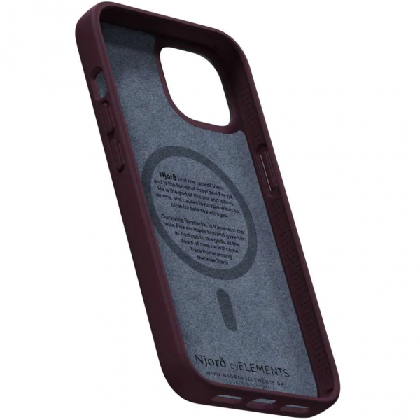 Чехол накладка Njord Salmon Leather MagSafe Case Rust для iPhone 14 Pro Max (NA44SL03) - Фото 2 Чехол накладка Njord Salmon Leather MagSafe Case Rust для iPhone 14 Pro Max (NA44SL03) - изображение 2