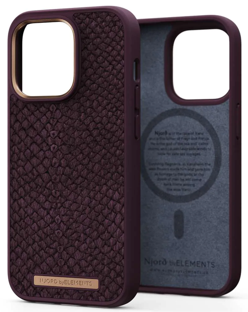 Чехол накладка Njord Salmon Leather MagSafe Case Rust для iPhone 14 Pro Max (NA44SL03) - Фото 3 Чехол накладка Njord Salmon Leather MagSafe Case Rust для iPhone 14 Pro Max (NA44SL03) - изображение 3