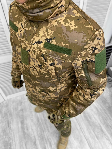 Куртка тактична Soft Shell Піксель M - зображення 2