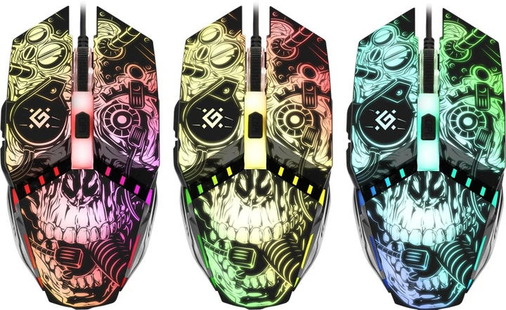 Mouse Defender AddOn GM-702L USB Czarny (4714033527026) - obraz 3