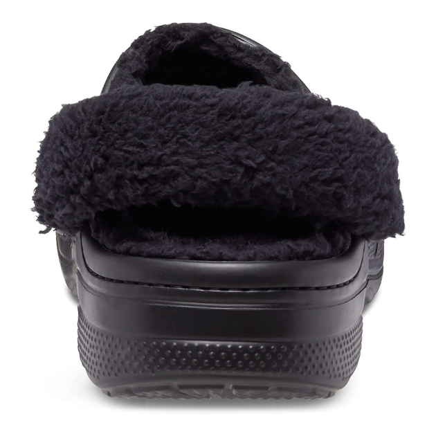 Зимові утеплені крокси Crocs Baya Lined Fuzz-Strap Clogs 45 р 29.2-29.7 см Чорні 206633-060 M12/W14 Black/Black - зображення 6