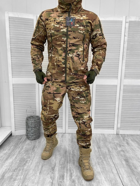 Тактическая военная форма комплект Early ( Куртка + Штаны ), Камуфляж: Мультикам, Размер: L - изображение 1