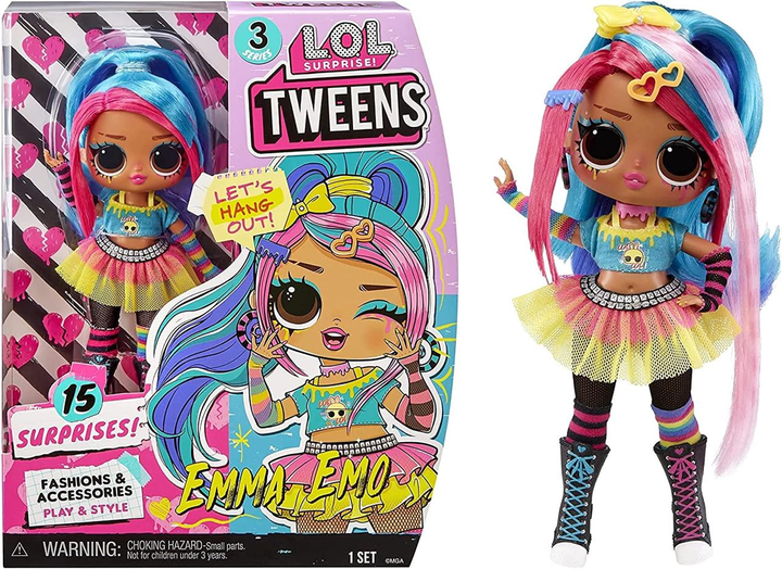 LOL Surprise Tweens Series 3 Fashion Doll Emma Emo 584070