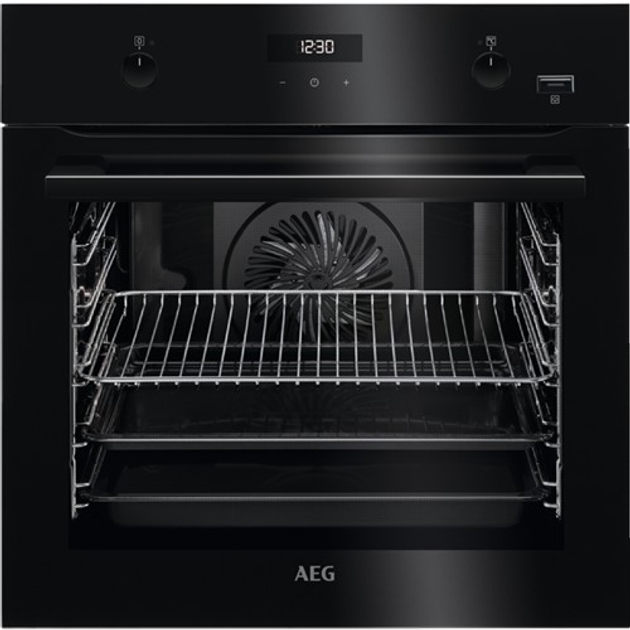 Встраиваемая духовка AEG BER455120B - зображення 1