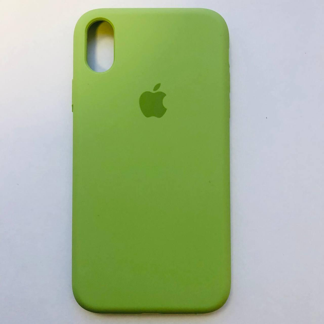 Чехол-накладка Silicone Case для Apple iPhone XR Mint Green – фото ...