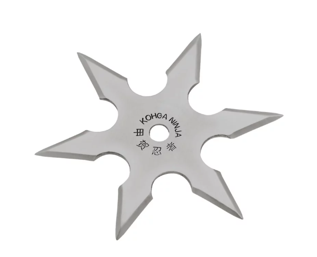 Ніж метальний сюрікен 6 N402C, сталь (KG-5733) - зображення 2