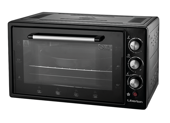 Духовка электрическая LIBERTON LEO-551 Black 55 л (NVT-73-06901) - изображение 2