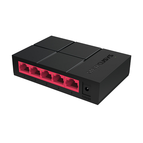 Комутатор Mercusys MS105G 5хGE10/100/1000MBit/s пластиковий корпус Black - Фото 2 Комутатор Mercusys MS105G 5хGE10/100/1000MBit/s пластиковий корпус Black - зображення 2
