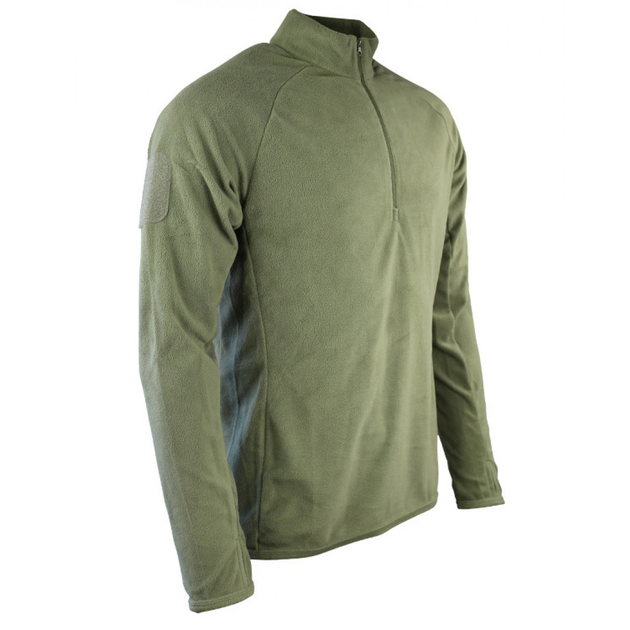 Кофта Kombat UK Alpha Mid-Layer Fleece Olive Size XL - изображение 2