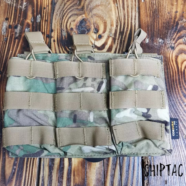 Підсумок для магазинів потрійний ChipTac АК/AR Fast Multicam - зображення 1