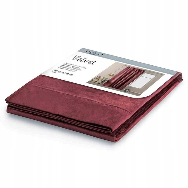 Штора блек-аут AmeliaHome Velvet 140 х 270 см (4251758670151) рожевий - Фото 4 Штора блек-аут AmeliaHome Velvet 140 х 270 см (4251758670151) рожевий - изображение 4