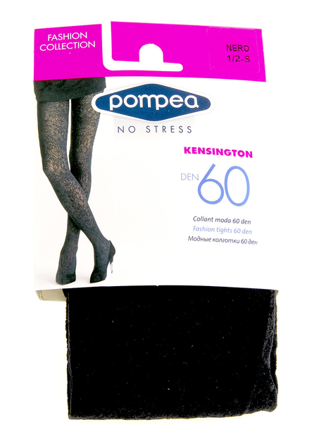 Колготки ажурные для девочек 60 den NERO POMPEA 1/2-S 134-152 см черные ...