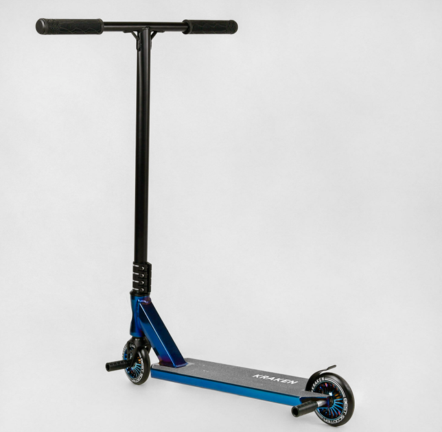 Трюковой самокат Best Scooter Kraken синий HIC система пеги алюминиевый ...