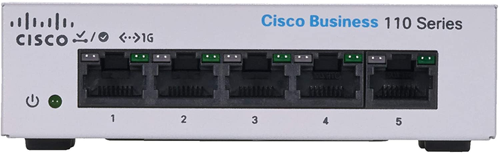 Комутатор Cisco CBS110-5T-D-EU - зображення 1