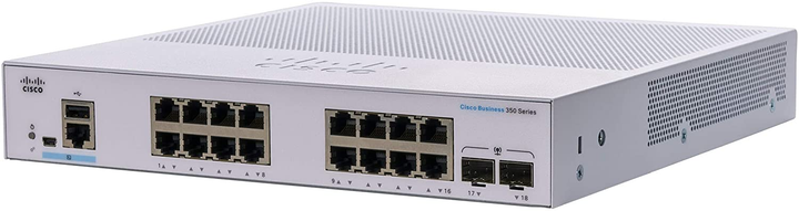 Комутатор Cisco CBS350-16T-2G-EU - зображення 2