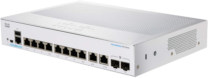 Przełącznik Cisco CBS350-8T-E-2G-EU - obraz 2