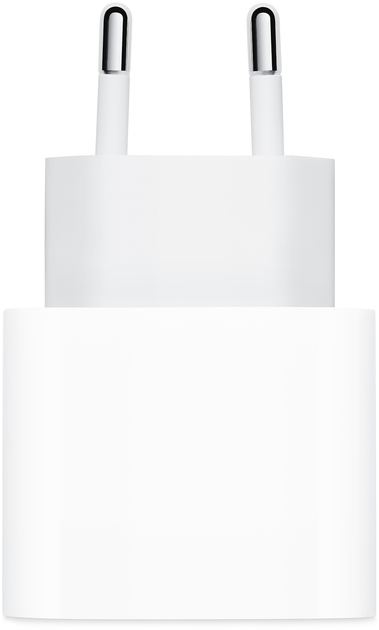 Мережевий зарядний пристрій Apple 20W USB-C Power Adapter White (MHJE3) - зображення 1