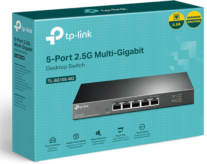 Комутатор TP-LINK TL-SG105-M2 - зображення 4