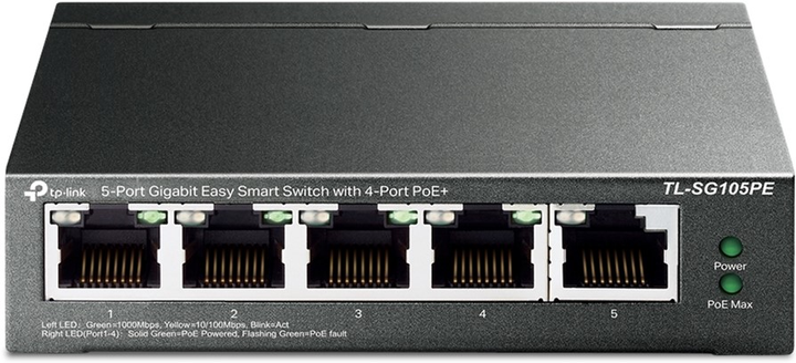 Przełącznik PoE TP-LINK TL-SG105PE - obraz 1
