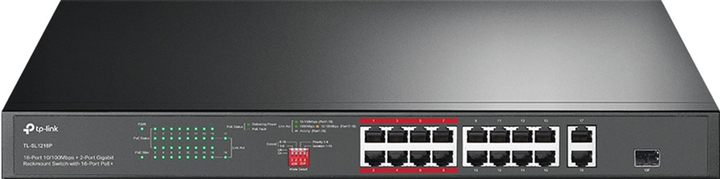 Przełącznik PoE TP-LINK TL-SL1218P - obraz 1