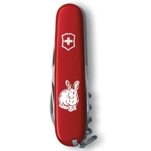 Складной нож Victorinox SPARTAN ZODIAC Водяной Кролик бел. 1.3603_Z2030u - изображение 2