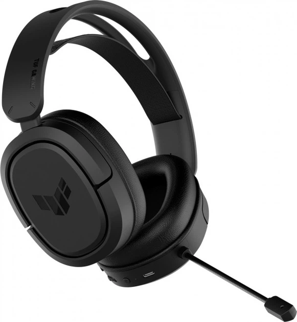 Навушники ігрові Asus TUF Gaming H1 Wireless (90YH0391-B3UA00) - Фото 5 Навушники ігрові Asus TUF Gaming H1 Wireless (90YH0391-B3UA00) - зображення 5