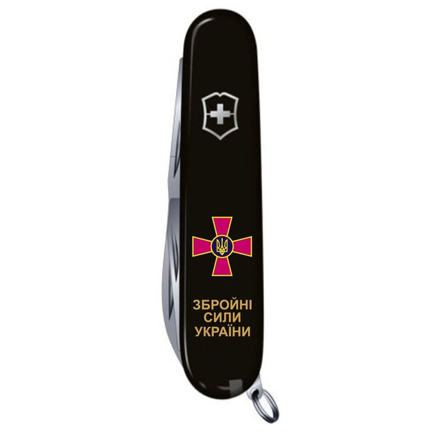 Складной нож Victorinox HUNTSMAN ARMY Эмблема ВСУ + Надпись ЗСУ 1.3713.3_W1011u - изображение 2