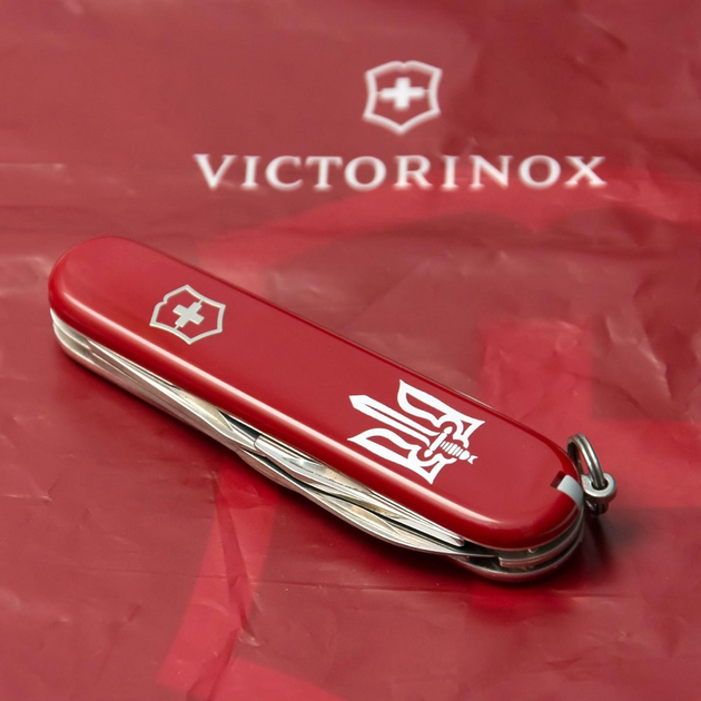 Складной нож Victorinox SPARTAN UKRAINE Трезубец ОУН бел. 1.3603_T0300u - изображение 2